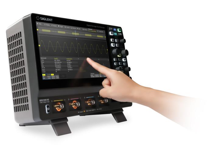 Oscilloskop 350MHz 4-kan 12-bit Siglent SDS3034X HD @ electrokit (7 av 9)