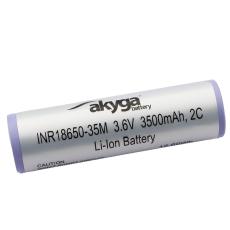 Batteri Li-Ion 18650 cell 3.6V 3500mAh @ electrokit