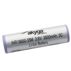 Batteri Li-Ion 18650 cell 3.6V 3500mAh @ electrokit