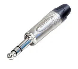 6.3mm male 3-pin stereo metal @ electrokit