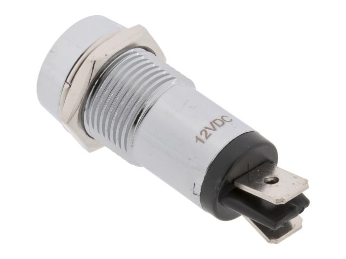 Panel mount indicator 12VDC ø14mm red @ electrokit (2 of 2)