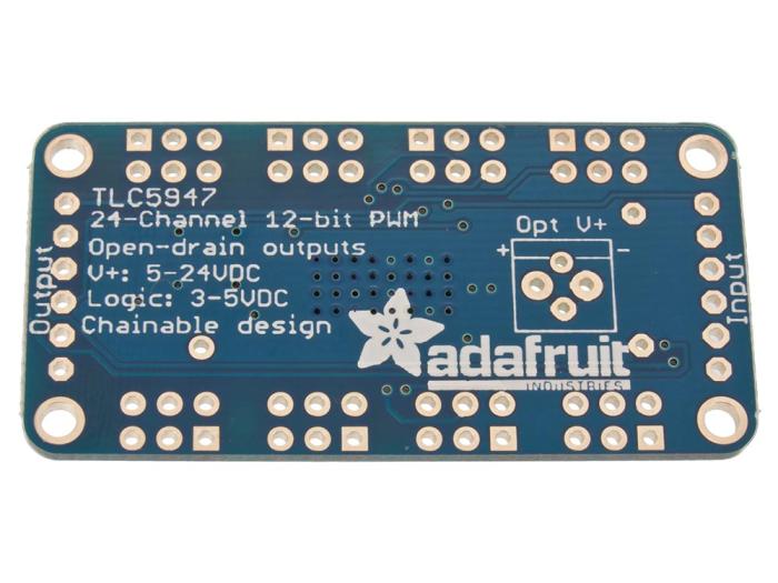 PWM LED dimmer 12-bit 24-ch SPI @ electrokit (2 av 2)