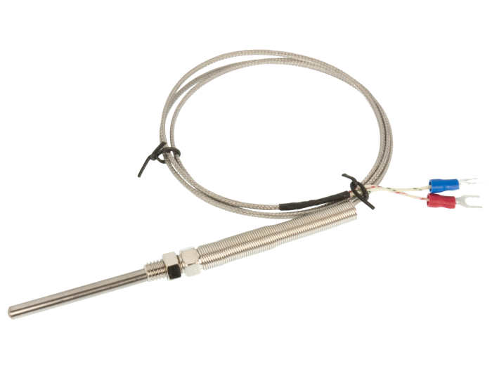 Termoelement K-typ 400°C 50mm prob 1m @ electrokit (1 av 3)