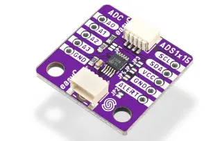 ADC AD-omvandlare 4-kanal 16-bit med 16x PGA och Qwiic @ electrokit