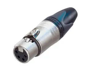 XLR 4-pol hona silver @ electrokit