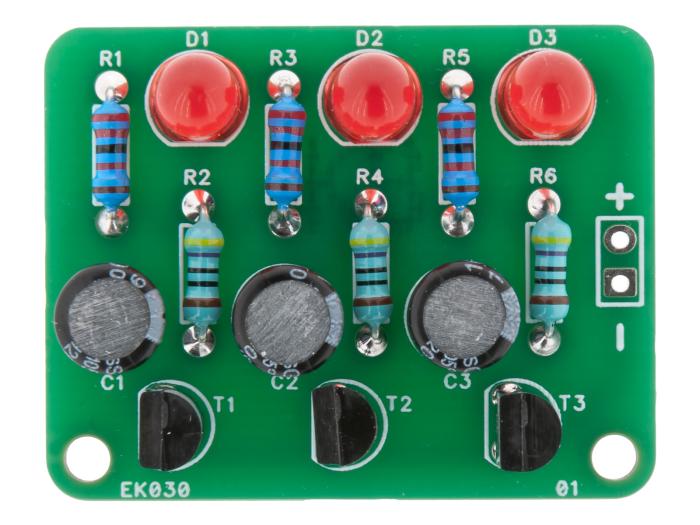 Rinnande ljus 3LED @ electrokit (3 av 3)