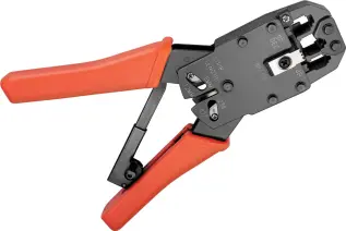 Pressverktyg RJ10 - RJ45 @ electrokit