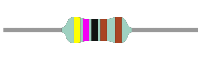 Resistor metal film 0.6W 1% 4.7kohm (4k7) @ electrokit (1 of 1)