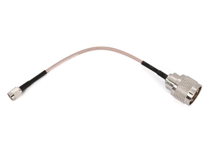 Adapter SMA-RP male - N male 15cm RG316 @ electrokit (1 of 3)