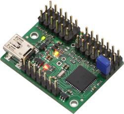 USB Servokontroller 12 kanaler @ electrokit
