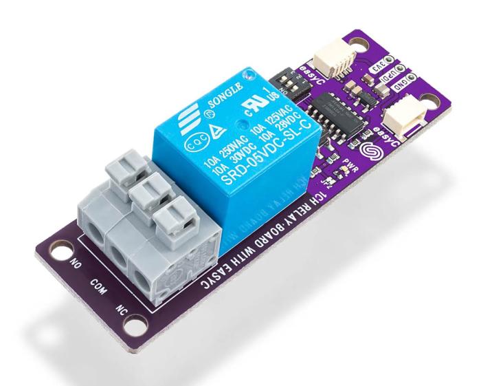 Reläkort opto-isolerat 250VAC/10A - Qwiic @ electrokit (2 av 4)