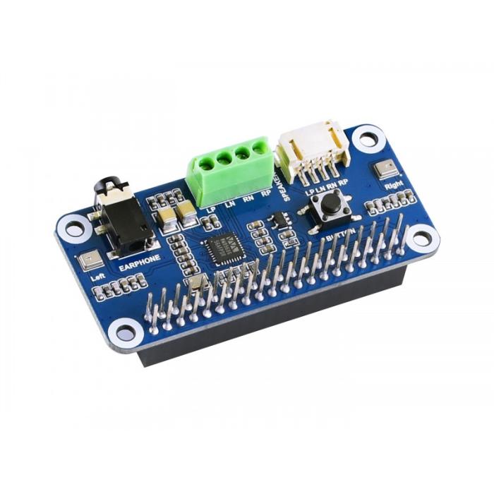 Ljudkort-HAT med högtalare för Raspberry Pi @ electrokit (6 av 8)