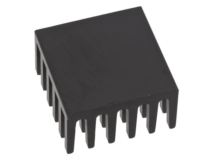 Kylfläns BGA 21x21x11.4mm svart @ electrokit (2 av 2)