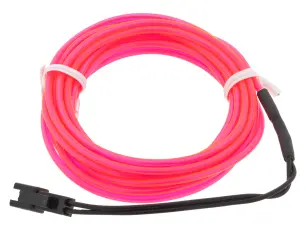 Lys-tråd 2.5m - rosa @ electrokit