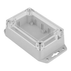 Enclosure 105x70x40mm clear lid ABS IP65 @ electrokit