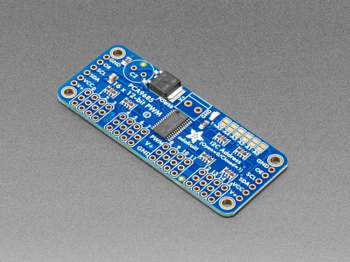 PWM Servo Driver 16-kanal 12-bit I2C @ electrokit (6 av 6)