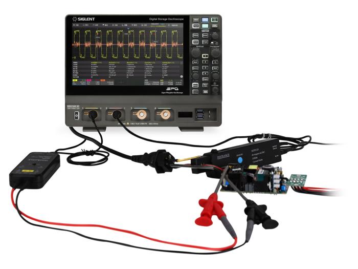 Oscilloskop 350MHz 4-kan 12-bit Siglent SDS3034X HD @ electrokit (8 av 9)