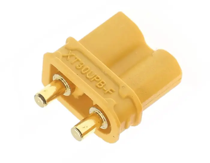 XT30 power connector 2-pin 15(30)A PCB female @ electrokit (2 of 2)
