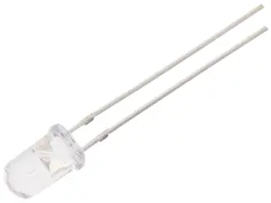 LED UV-A 5mm 3-3.8V 114mW 365nm 60 gr @ electrokit