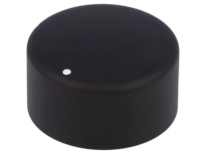 Ratt svart aluminium ø31x17mm @ electrokit (1 av 2)