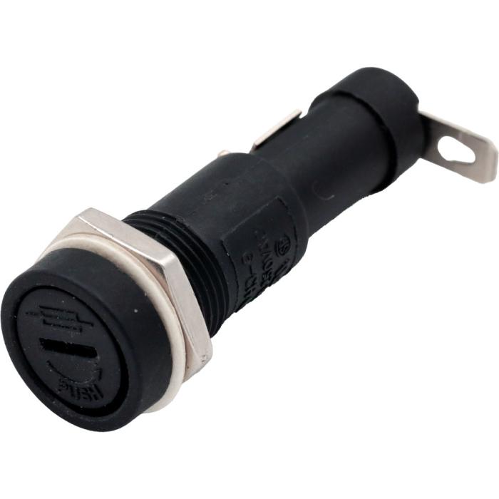 Säkringshållare 6x32mm 15A panelmonterad @ electrokit (1 av 1)