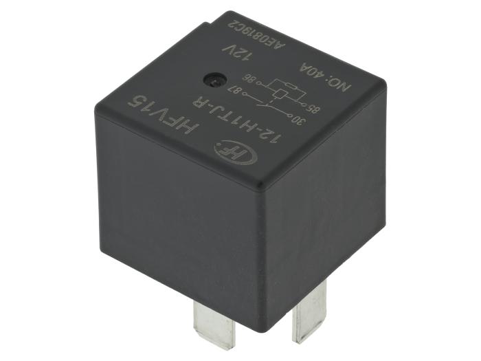 Fordonsrelä 12V 1-pol 40A NO resistor @ electrokit (1 av 2)