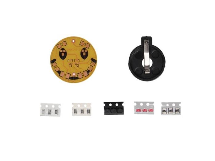 Happy Face 2 LEDs - SMD soldering kit @ electrokit (2 of 2)