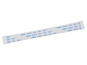 FPC-kabel 10-pol 1.0mm 100mm samma-sida @ electrokit