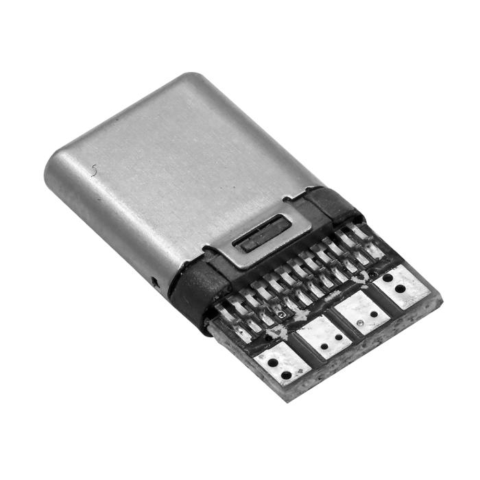 USB-C hane monterad på kort för USB2.0 @ electrokit (2 av 3)