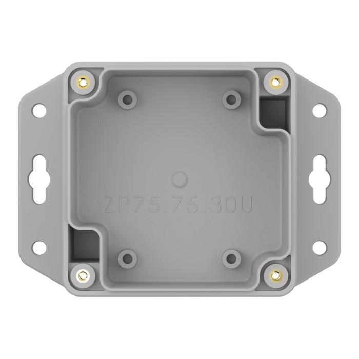 Enclosure flange 75x75x45mm ABS IP65 @ electrokit (4 of 4)