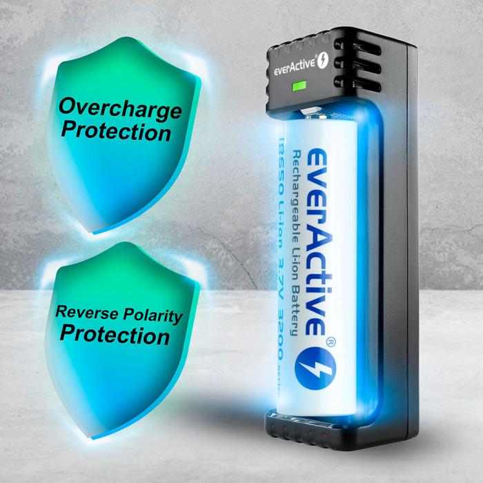 Batteriladdare Li-Ion 1A för 1x 18650 USB-C @ electrokit (3 of 6)