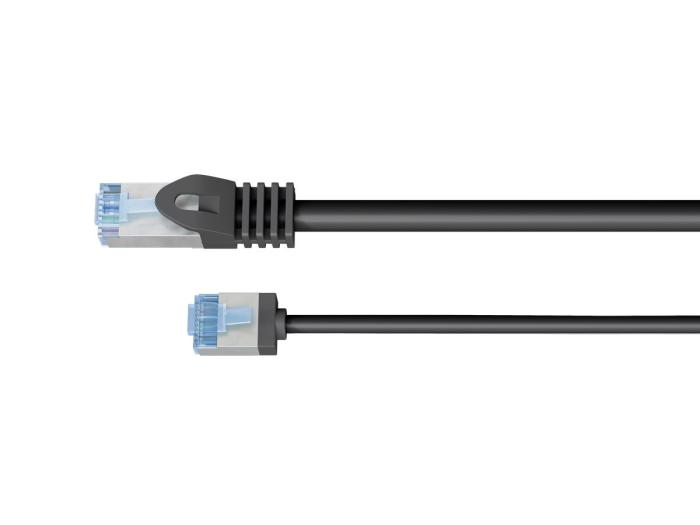 UTP Cat6a ultra-flexibel nätverkskabel 10m svart LSZH TPE Cu @ electrokit (3 av 4)