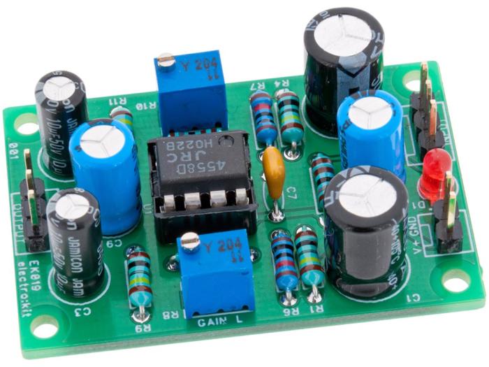 Förförstärkare stereo - byggsats @ electrokit (2 av 4)