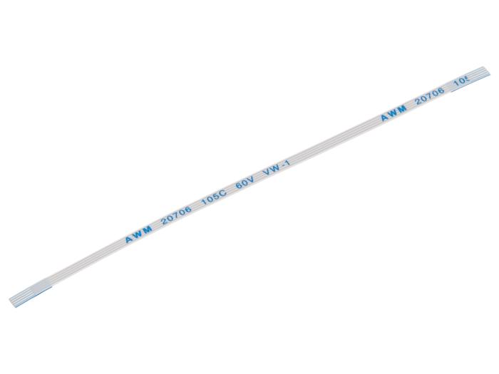 FPC-kabel 4-pol 0.5mm 100mm samma-sida @ electrokit (1 av 1)