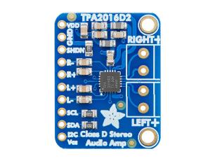 Förstärkare klass-D 2.8W stereo AGC I2C @ electrokit