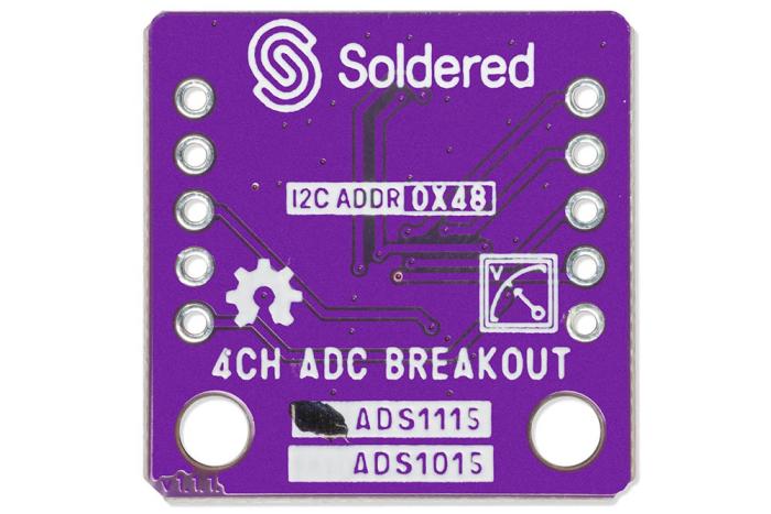 ADC 4 channel 16-bit with 16x PGA and Qwiic @ electrokit (3 of 4)