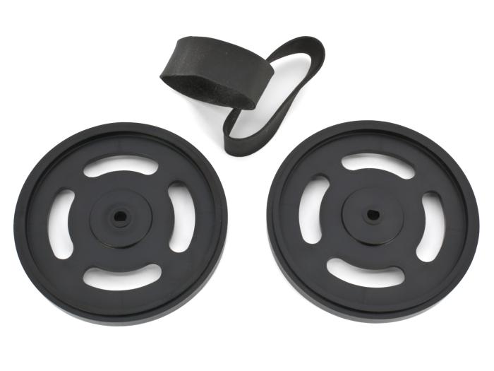 Robothjul 65mm D-axel - 2-pack @ electrokit (1 av 2)