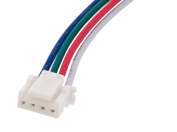 Cable with 4-pin 2mm JST PA connector - 250mm @ electrokit (2 of 3)