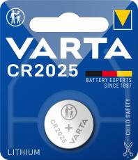 CR2025 batteri litium 3V Varta @ electrokit