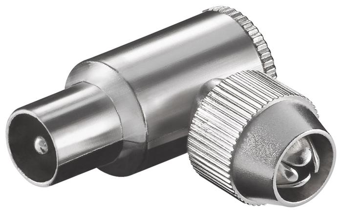 Antennkontakt IEC hane vinklad @ electrokit (1 av 1)