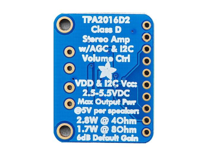 Förstärkare klass-D 2.8W stereo AGC I2C @ electrokit (2 av 5)