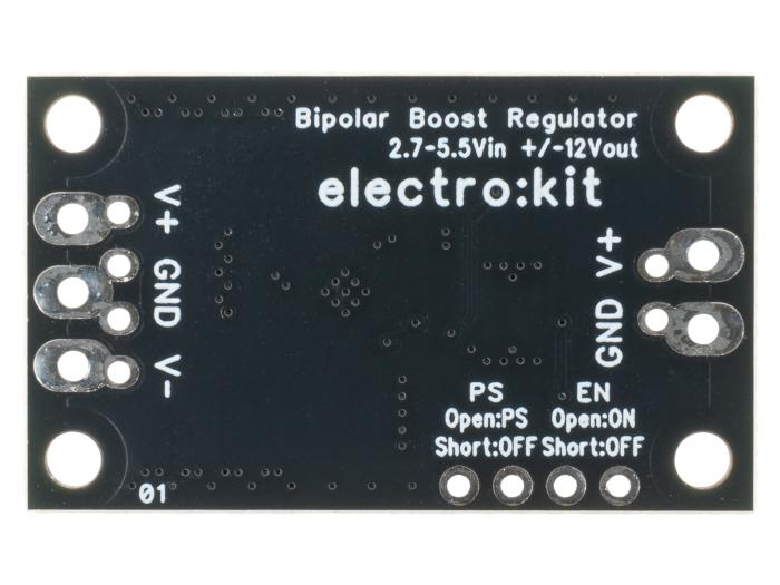 DC-DC Converter Step-Up 2.7-5.5V to ±12V ±300mA @ electrokit (4 of 4)