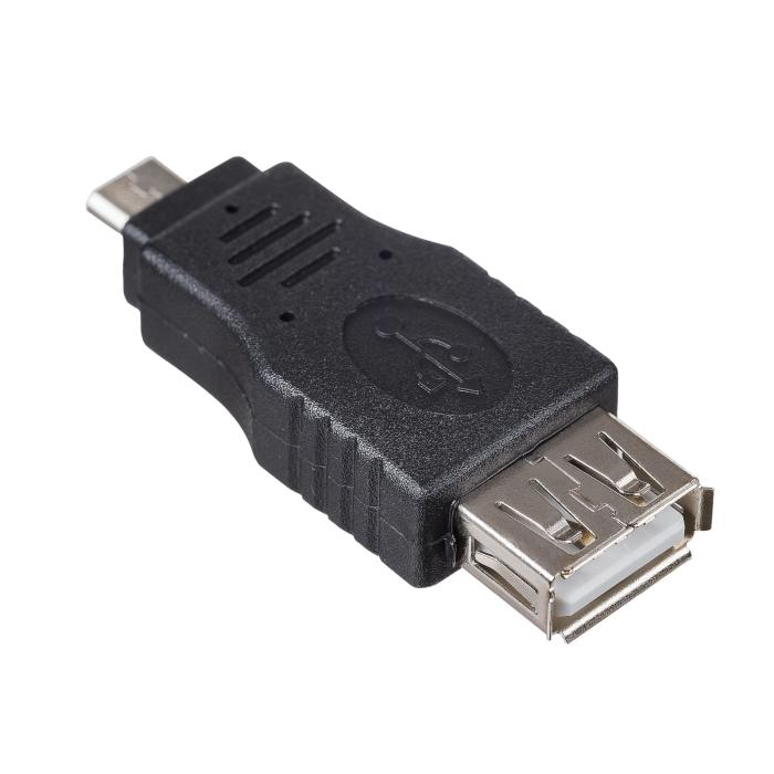 USB micro-B hane till USB-A hona adapter @ electrokit (2 av 2)