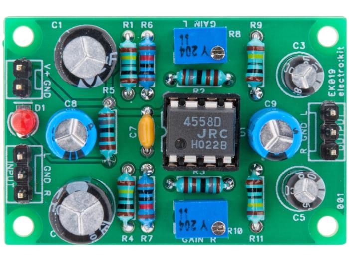 Förförstärkare stereo - byggsats @ electrokit (3 av 4)