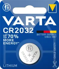 CR2032 batteri litium 3V Varta @ electrokit