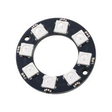 Addressable RGB LED ring with 12 LEDs &oslash;50mm - WS2812 @ electrokit