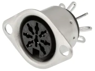 DIN hona 8-pol 270° chassi @ electrokit
