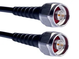 Kabel N-hane till N-hane RG-223 0.75m 6GHz Tekbox @ electrokit