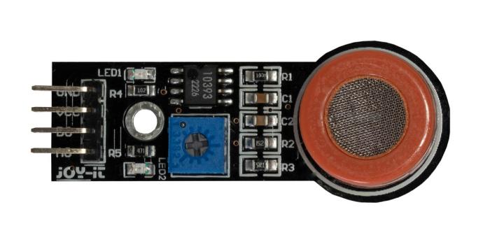 MQ3 Gassensor-modul alkohol (etanol C2H5OH) @ electrokit (2 av 2)