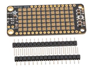 Adafruit DotStar FeatherWing - 6x12 RGB LEDs @ electrokit